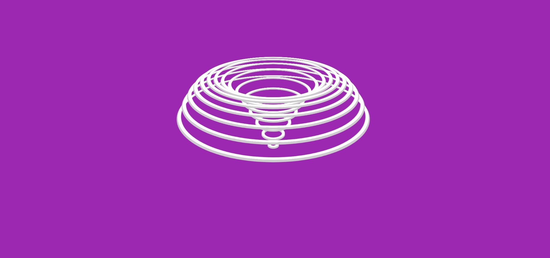 waving concentric circles